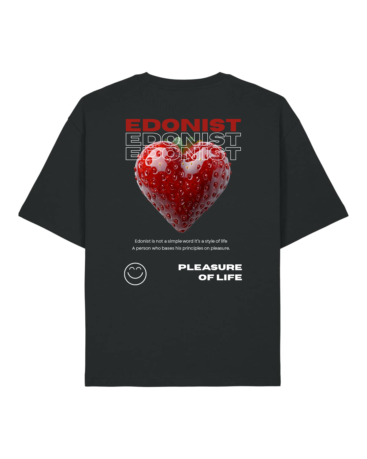 BLACK STRAWBERRY TEE BREEZE