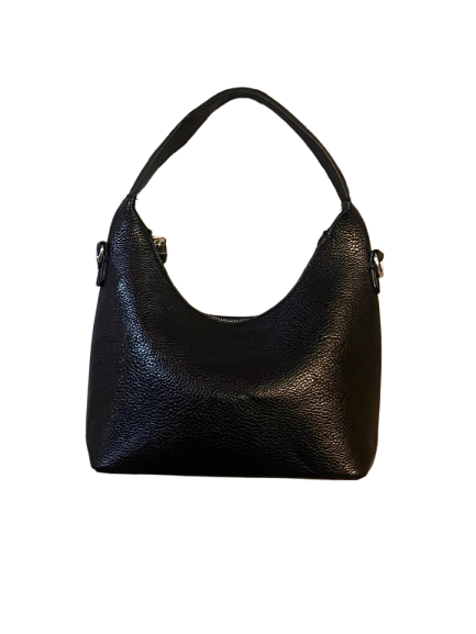 BORSA IN PELLE NERA